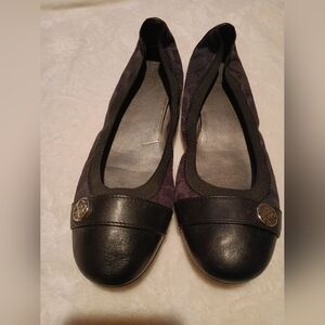 Coach leather ballerina chelsey flats